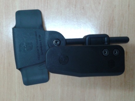 Compradas en la armería Top Gun de Madrid.
Funda IPSC para SVI/STI precio de armería 90 € Vendo por 40€
Inserción 02