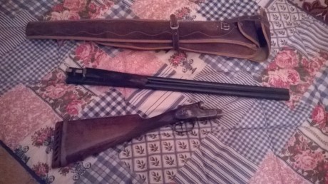 Vendo escopeta en muy buen estado de Pedro Arrizabalaga del 12.Cañones de acero demibloc de 70, finas 02
