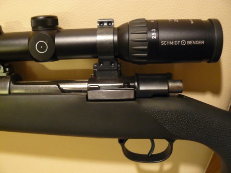 CUSTOM MAUSER
Mauser deportivizado  a partir de Mauser chileno 1912, cañón de 56cm, culata sintética Hogue, 01