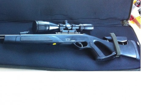 Vendo Gamo CFR whisper igt 5.5 + visor BSA 6-25x56 mildot + funda tactica multibolsillos para transportarla.
La 01