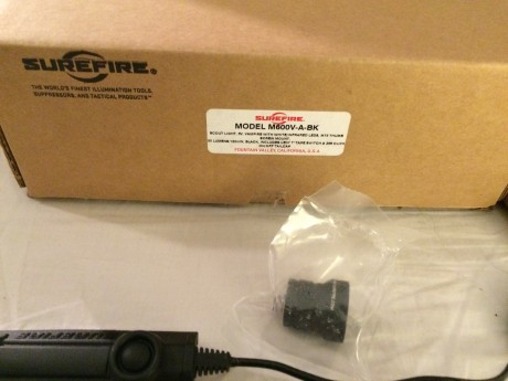 VENDO SUREFIRE SCOUT LIGHT 600V (150Lumens+Infrarojo para visión nocturna)
Incluye Montura Larue Tactical 00