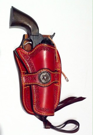 Vendo estas fundas sin estrenar en piel de vaca y repujadas 02