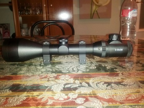 Vendo un visor 3-9x56 con retícula iluminada en 9 intensidades. Tubo de 30.
Tiene buena claridad para 02