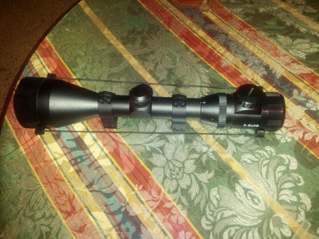 Vendo un visor 3-9x56 con retícula iluminada en 9 intensidades. Tubo de 30.
Tiene buena claridad para 01