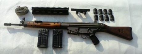 Vendo Cetme C en calibre 307, se puede decir que se mi nuevo.
Solo Cetme con un cargador limitado a 3+ 01