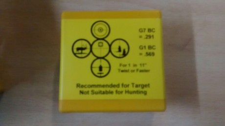Hola , tengo para vender 900 puntas berger hybrit target de 185 gr. para el calibre 30 ,  ref, 30424
El 12