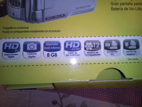 Hola, vendo video-camara en perfecto estado. No ha sido usada.
Tiene 8 Gb disco duro y ranura para tarjeta 01