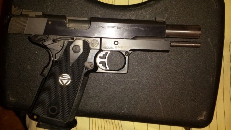 SE VENDE PISTOLA INFINITY CALIBRE 40 DE 5 PULGADAS
EN PERFECTAS CONDICIONES , CON 2 CARGADORES, 
JUAN 01