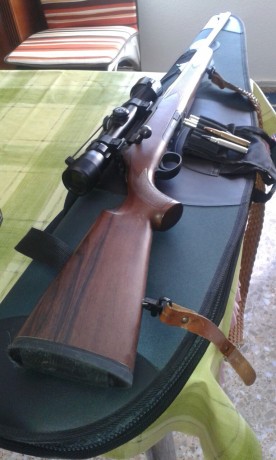 SE vende.Rifle marca TITAN.Modelo,NA. calibre 30.06. tiene 100.disparos, un solo dueño. comprado nuevo.
Tiene 02