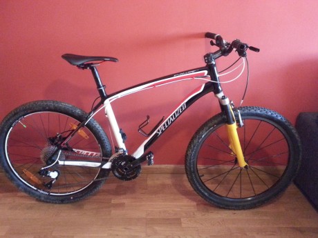 Cambio bici montaña comprara a capricho de carbono ruedas de gel 10 cambios ( 30 velecidades) Horquilla 02