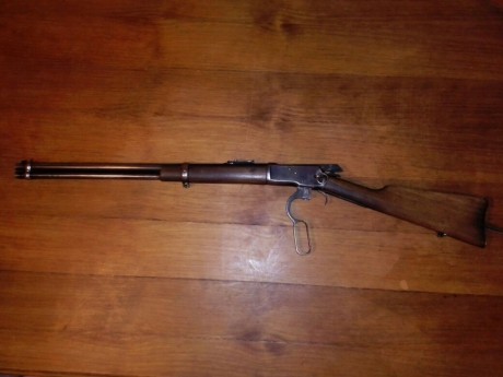 vendo rifle tigre calibre 44-40,esta en perfecto estado,tengo municion ....solo cambiaria por un armero 02