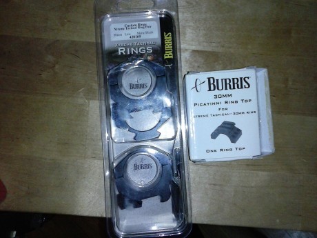 Tengo dos pares de anillas que no uso:

Unas Warne Maxima fijas para tubo de 30mm, altura médium (.375 40