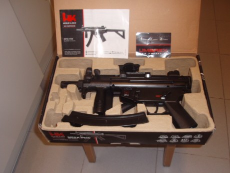 Hola,
Tengo en venta una MP5 de Umarex de C02 nueva a un precio interesante y no ha provocado interés 01