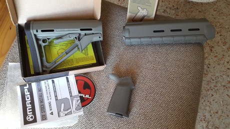 Hola compañeros,,, pues vendo un kit Original de Magpul,, está Nuevo,, ha estado solo puesto unos meses 00