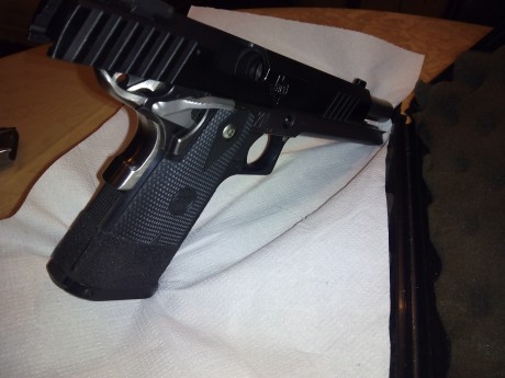 Se vende pistola de precisión STI EAGLE 6.0, Calibre 9mm. En perfecto estado. Se entrega con 2 cargadores. 01