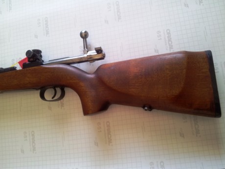 Hola.
Vendo mi Mauser sueco modelo M63 calibre 6,5x55.
Versión del ejercito sueco para competición.
Equipado 01