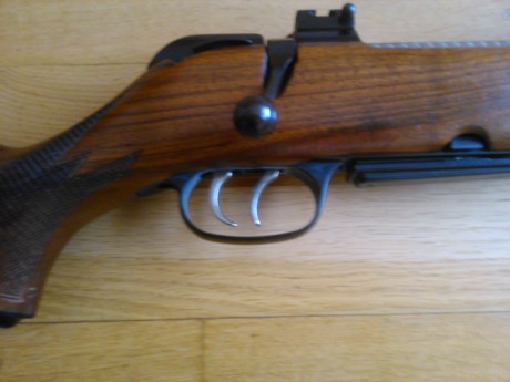 Vendo rifle marca krico calibre 270 wm.
El rifle esta en perfecto estado no ha pegado muchos tiros pues 10