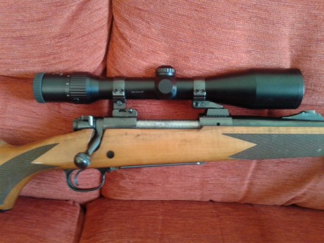 Por falta de uso vendo un ejemplar del mítico Winchester 70, en calibre 338 win mag. El conjunto está 21