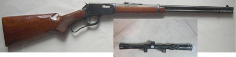 Carabina de palanca calibre 22lr Norinco modelo JW21 con visor Tasco 3-7 x 20. Más fotos a petición. Está 00