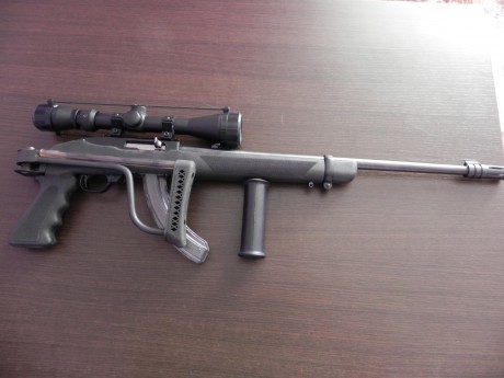 Vendo Ruger 10/22 culata plegabe Butler Creek, impecable con la culata original de madera, impecable ni 01