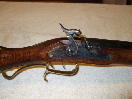 Hola, vendo rifle calibre .45 percusión ardesa Hawken Woodsman comprado nuevo en Agosto de 2014. Tiene 12