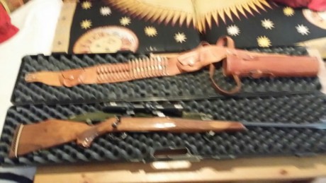 se vende rifle de cerrojo marca weatehrby modelo vanguard   deluxe calibre 300 win-mag con monturas originales 00