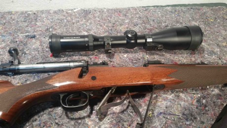 Pues eso, que vendo este Winchester model 70 7mm RM en buen estado con monturas Appel y mira Schimidt 02