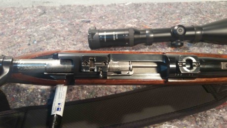 Pues eso, que vendo este Winchester model 70 7mm RM en buen estado con monturas Appel y mira Schimidt 00