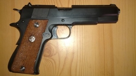 Vendo pistola Llama del 9 parabellum monohilera con solo un cargador.
Está en Alicante y su precio son 10