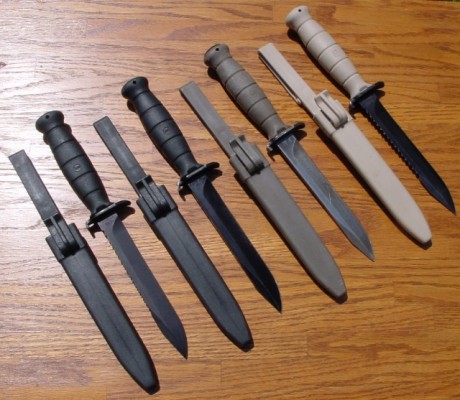 Hola, buenas. He comprado un nuevo cuchillo Glock y veo que los marcajes con el logo de la marca son distintos 61