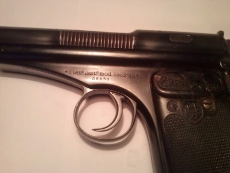 Vendo mi Pistola Campo-Giro de 9mm Largo esta guiada en F y como se puede ver en las fotos esta perfecta 90