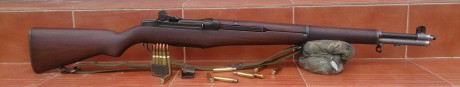 Se vende este magnifico M1 Garand  Springfield Armory. Año 1945. 
Cañon nuevo de arsenal. Adjunto unas 01