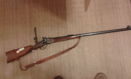 El compañero Fernando de la Iglesia vende el siguiente arma:
 Rifle SHARP SPORTING de Pedersoli, en calibre 52