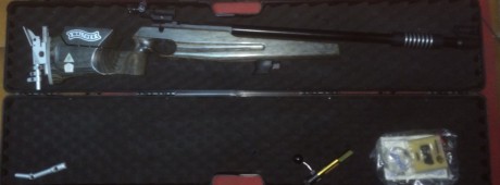  VENDIDA 
Un compañero me pide que le anuncie esta arma.
Se trata de una walther kk200s 22lr por no usar.
Podéis 10