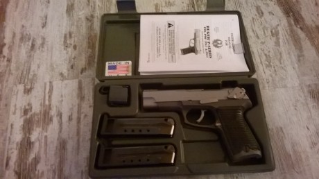 Vendo Ruger p89 por 500 euros negociables. El arma esta en muy buen estado y en Pamplona. 00