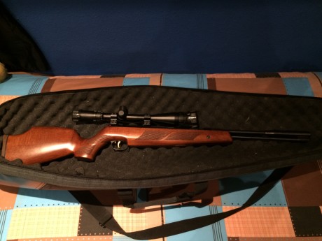 Muy buenas a todos,
Vendo mi carabina Weihrauch hw97k con visor Tasco TG6-24X42, Montura BSM y funda gamo 02