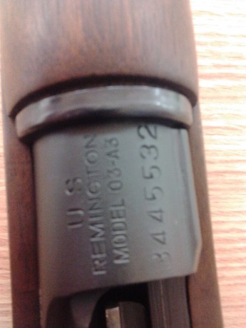 Un compañero pone a la venta este rifle fabricado por REMIGTON  en 1943 estado impecable , disparador 22