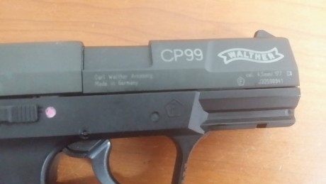 Hola de nuevo.

Vendida la CP99, quedan las otras dos.

Pongo a la venta este dúo de pistolas de 4,5. 32