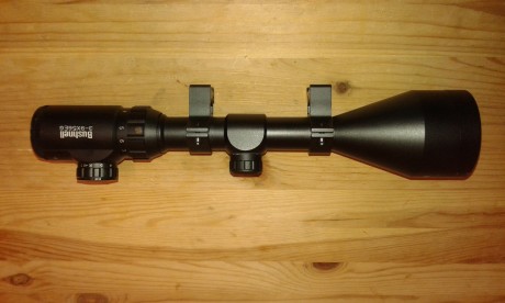 - Vendo visor Bushnell ( chino-copia ), 3-9x56, reticula range-finder, tubo de 1" Funciona perfectamente, 00