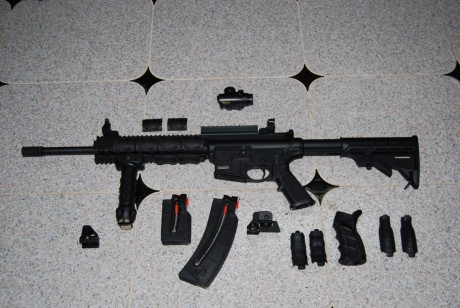 VENDIDA      Vendo Smith & Wesson MP15-22 

        SE PUDE CERRAR

Precio  550€ . Portes, si los 02