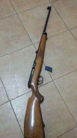 Un amigo me ha pedido que le anuncie su carabina marca krico del calibre 22 ,esta en un perfecto estado 12