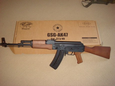Se vende carabina alemana GSG-47 del Calibre 22LR, el arma se encuentra en su caja original con un cargador 00