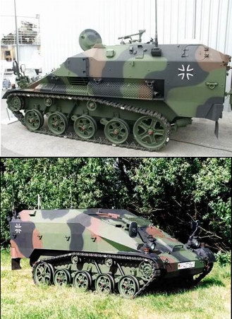 Como comente en el post sobre los M113 alemanes, que luego continuo con la familia Puma, en este caso, 160