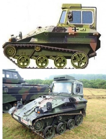 Como comente en el post sobre los M113 alemanes, que luego continuo con la familia Puma, en este caso, 172