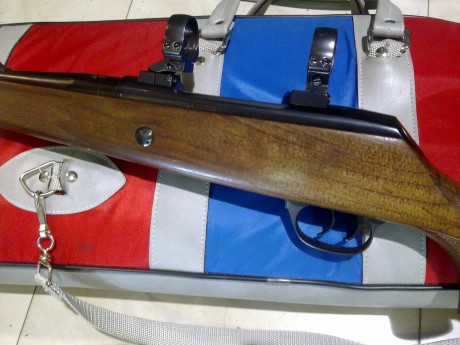Poquisimo uso.Se entrega con monturas completas Apell.Cambio por rifle de similar calidad que el mio pero 01