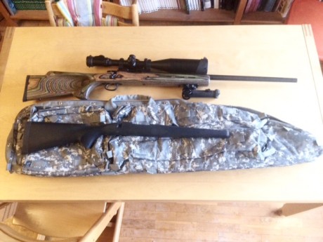 Hola, vendo un rifle Marlin X7VH calibre 308 win. equipado con lo siguiente:
*Una culata Thumbhole de 12