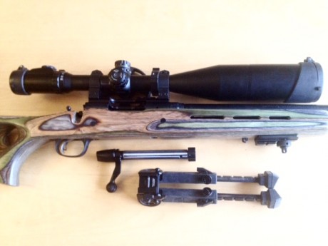 Hola, vendo un rifle Marlin X7VH calibre 308 win. equipado con lo siguiente:
*Una culata Thumbhole de 22