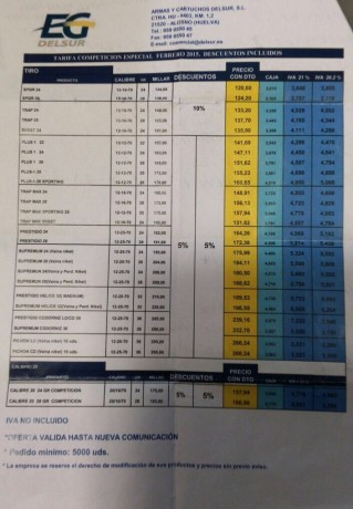 Hola, hoy estuve probándolos cartuchos del Sur, en concreto pude probar el plus 1, el trap max y el supremum 130