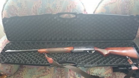 Vendo fn browning modelo bar II safari cañón largo 7 mm rem mag con maletín de transporte y algo más de 00
