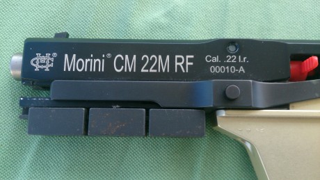 Vendo Morini, calibre 22 modelo rapid fire, para modalidad estándar o tiro rápido, por abandonar el tiro. 00